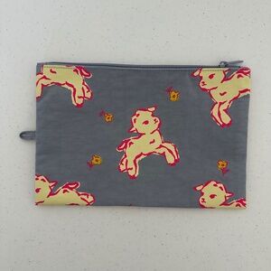 Baggu LARGE Flat Pouch - Spring Animals